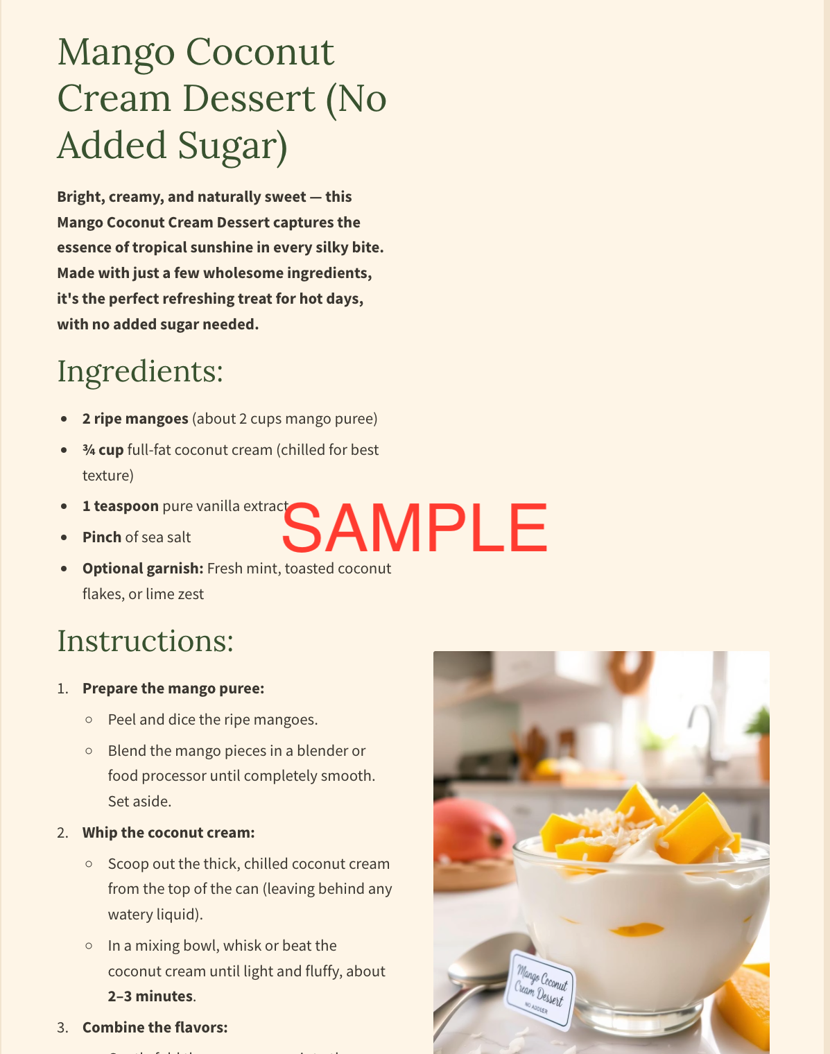 Guilt-Free Zero Sugar Recipe Book – 5-Minute Desserts Only Rs199 – Limited Time Offer