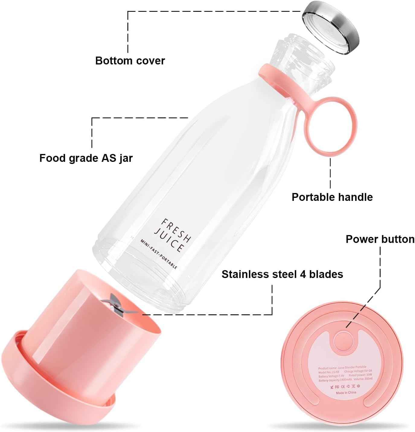 🌟 Ultimate Fitness Sale! 🏋️‍♂️ Buy Theboldfit Portable Mini Juice Blender  🏋️‍♂️🥤